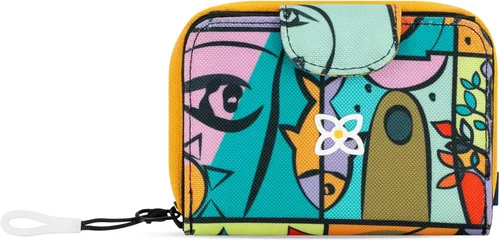 Vista 34 de Sherpani Barcelona, pequeña cartera de nailon plegable con bolsillo con cremallera para mujer, bolsa de viaje, protección RFID