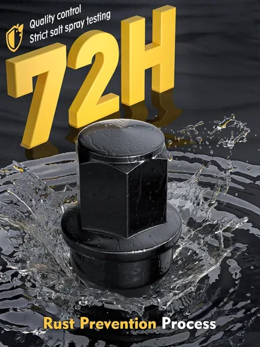 Vista 41 de MIKKUPPA 9/16-18 Tuercas de rueda OEM, reemplazo para tuercas de rueda Dodge Dakota 2005-2010, Durango 2004-2009, ruedas de fábrica Ram 1500
