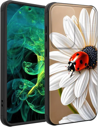 Vista 331 de Funda para Galaxy A16 5G con cubierta para cámara deslizante, resistente de doble capa, híbrida, a prueba de golpes, funda protectora resistente