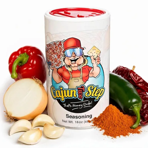 Vista 9 de Condimento Cajún Two Step de StaleKracker - 8 paquetes, Condimento de Fuego para Cocina Criolla Auténtica de Luisiana (64 oz.) Cajun 2 Step spicy