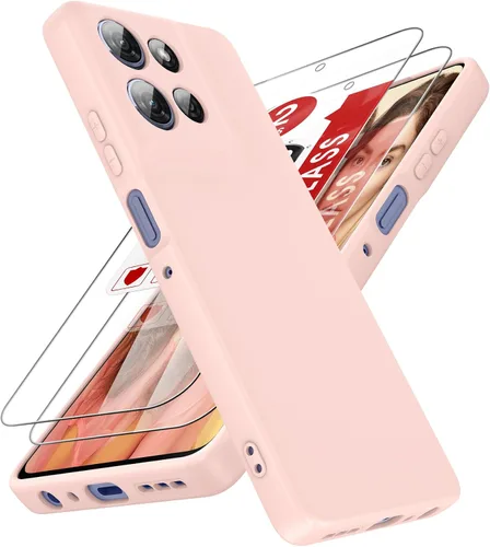 Vista 89 de LeYi Funda para Motorola Moto G Play 4G 2024: Funda para Moto G Play 4G 2024 con funda delgada y antiarañazos, silicona líquida a prueba de golpes