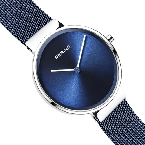 Vista 2 de BERING Reloj analógico de cuarzo unisex de acero inoxidable