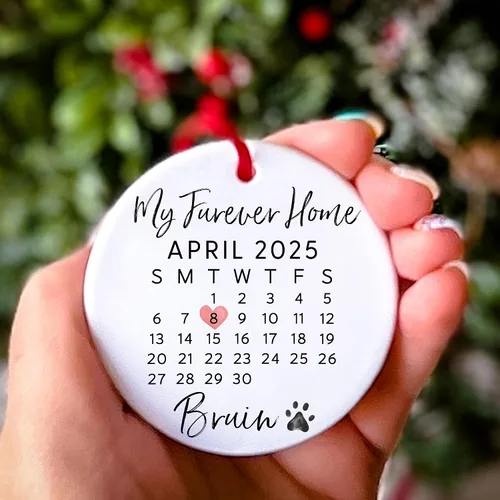 Vista 2 de Puppys - Adorno de la primera Navidad 2025 – Adorno de primera Navidad para perro 2025 – Regalos para mamá de perro – Regalos para papá – Perro