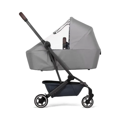 Vista 2 de Joolz AER+ - Funda de lluvia para cuna, resistente al viento y al agua, accesorio para cochecito de invierno, protector transparente de viaje