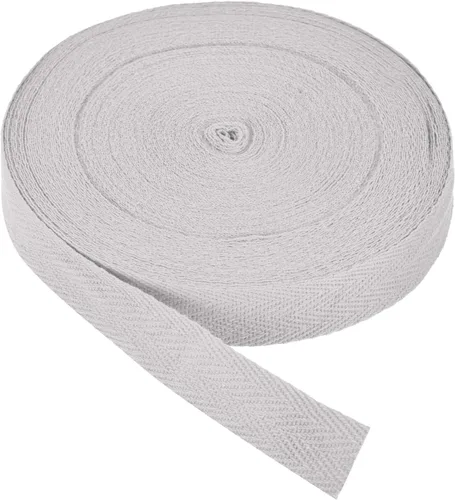 Vista 123 de PATIKIL Cinta de sarga de algodón de 1 pulgada, 50 yardas, cinta de algodón, cinta de encuadernación al bies, cinta de espiga para costura, Verde
