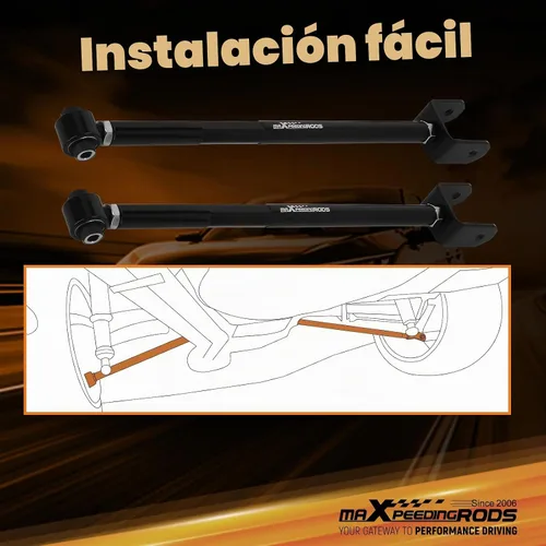 Vista 7 de maXpeedingrods Brazos de control de curvatura inferior trasera para E36 3-series 1992-1998, para E46 3-series 1999-2005, para E89 Z4 2009 - Negro
