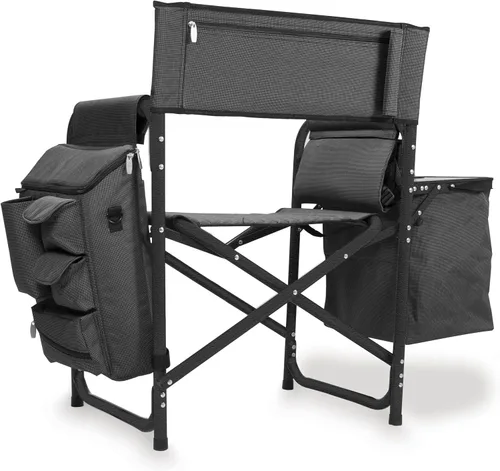 Vista 5 de Picnic Time Fusion – Silla plegable, Gris/Negro