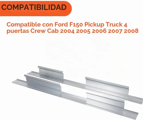Vista 2 de ECOTRIC - Panel basculante compatible con 2004-2008 F150 4 puertas Crew Cab
