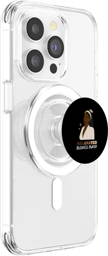 Vista 3 de Melanated Business Owner Black Woman Pride African American PopSockets MagSafe PopGrip para iPhone