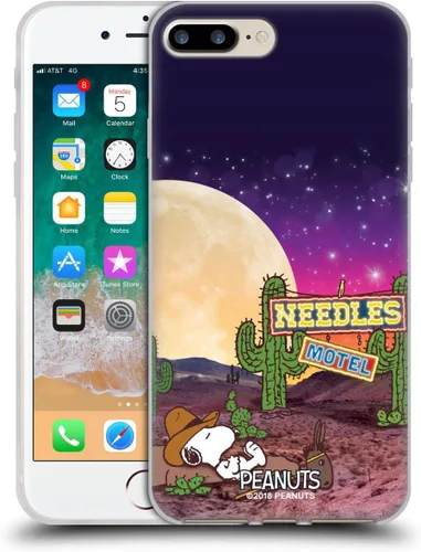 Vista 58 de Head Case Designs Funda de gel con licencia oficial de Peanuts Nebula Cactus Needles Snoopy Space Cowboy [protección de grado militar] compatible