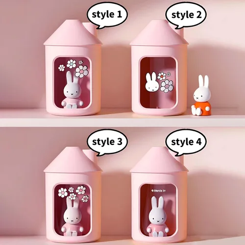 Vista 5 de Mipow x miffy BTA700M Humidificador de niebla fría para dormitorio, humidificador ultrasónico silencioso con luz nocturna, humidificadores de doble