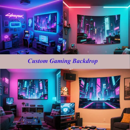 Vista 7 de Jhdstore Tapiz personalizado para colgar en la pared, pancartas y letreros para colgar en la pared, personaliza tapices de pared para dormitorio, 29