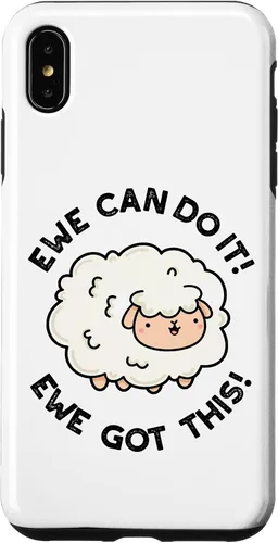 Vista 7 de iPhone 15 Ewe Can Do It Ewe Got This Funny Sheep Pun Case