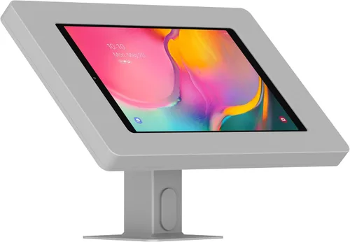Vista 101 de VidaMount Caja cubierta con botón para el hogar y soporte giratorio e inclinable para escritorio/mesa [paquete] compatible con iPad mini 1/2/3