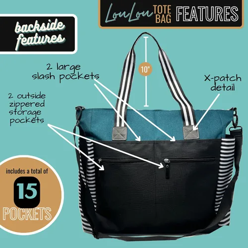 Vista 3 de Bolso con cremallera para mujer con diseño de iglesia cristiana