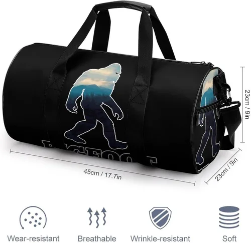 Vista 3 de Bigfoot - Bolsa deportiva para gimnasio, bolsa de viaje para entrenamiento, ligera, para mujeres y hombres, grande