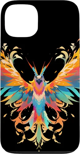 Vista 7 de Funda para iPhone 11 Rising Phoenix Fire Colorful Bird Open Wing Rebirth