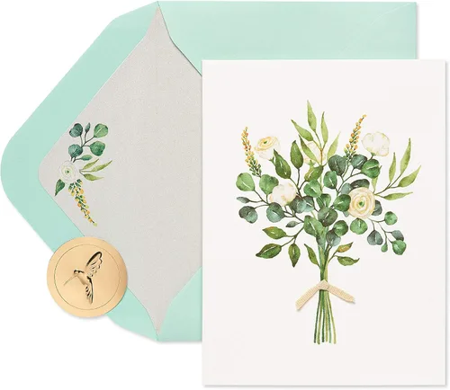 Vista 4 de Tarjeta de papiro para boda (Hermosa vida de amor)