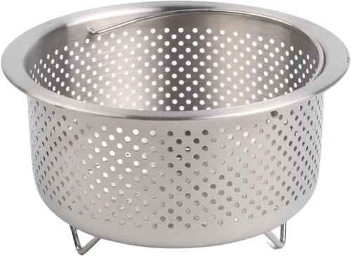 Vista 7 de Stainless Steel Vegetable Steamer Basket With Feet, 304 Metal