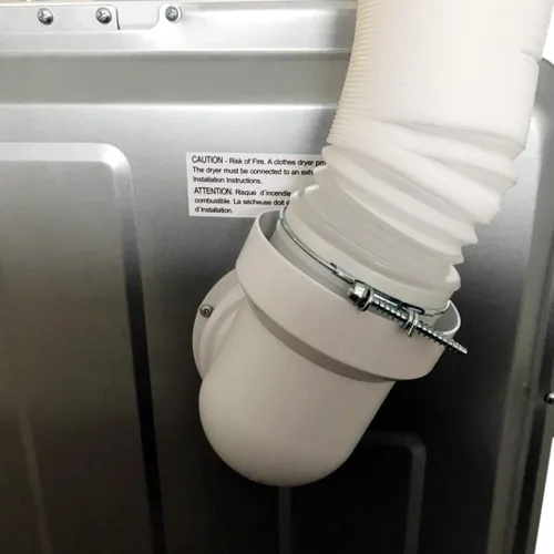 Vista 7 de Soporte apilable para lavadora y secadora BLACK+DECKER con secador portátil de ropa eléctrico de 850W con diseño de panda