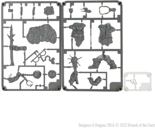 Vista 3 de WizKids D&D Frameworks: Ogro - Sin pintar y sin ensamblar