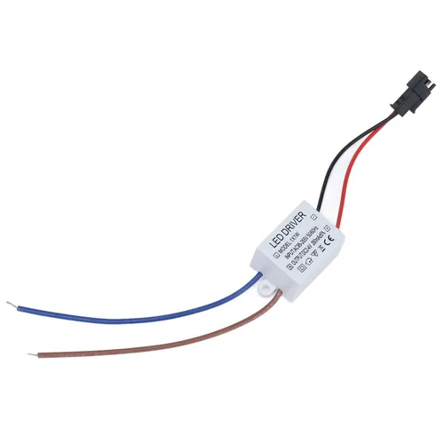 Vista 9 de Controlador LED (1x1w) AC95-265V 260mA (salida de corriente constante) 2-4VDC Fuente de alimentación Conector de controlador Transformador