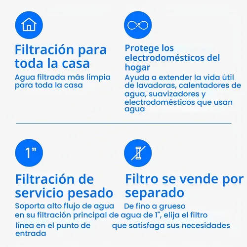 Vista 7 de Culligan WH-HD200-C sistema de filtración de entrada/salida de 1 pulgada, resistente para toda la casa
