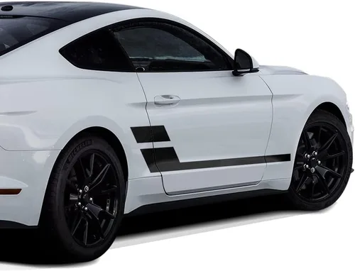 Vista 9 de Kit de calcomanías de calcomanías para Ford Mustang S550 GT350 GT500 2015-2022 (negro brillante)