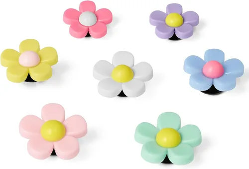 Vista 6 de Flower Croc Charms for Girls, Cute Flower Shoe Charms Daisy Croc Charms Shoe Decoration Charms for Women, Teens and Kids