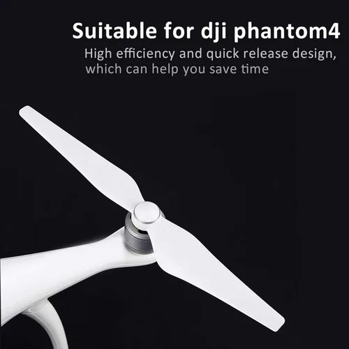 Vista 5 de VBESTLIFE Hélices Quadcopter para 4/4 Pro - 2 pares de piezas de repuesto 9450S hechas de plástico - Blanco
