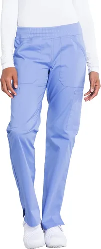 Vista 20 de Pantalones quirúrgicos Workwear Professionals para mujer, pantalón cargo sin cierre, elástico suave, WW170 Negro
