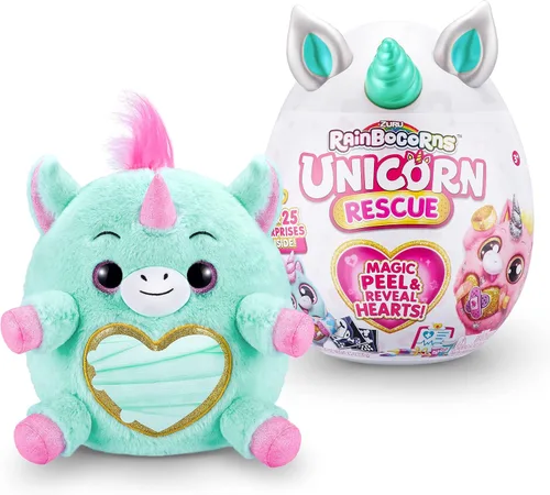 Vista 8 de Rainbocorns Unicorn Rescue Surprise - Peluche coleccionable de ZURU