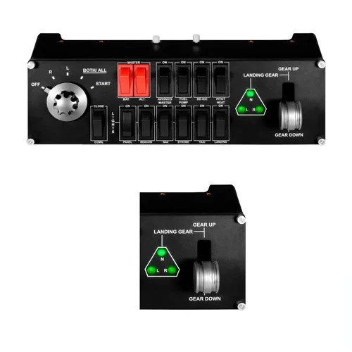 Vista 3 de Logitech 945-000030 - G Saitek Pro Flight Switch Panel (Black) (Renewed)