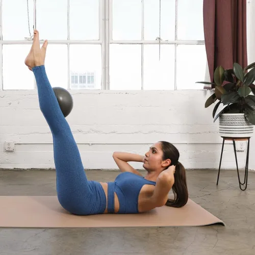 Vista 2 de EcoWise - Pelota inflable de pilates de 9 pulgadas, pelotas de ejercicio con colorante natural