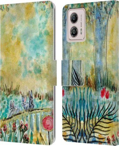 Vista 11 de Head Case Designs Officially Licensed Wyanne Half Light Nature 2 Leather Book Wallet Case Cover Compatible with Motorola Moto G53 5G