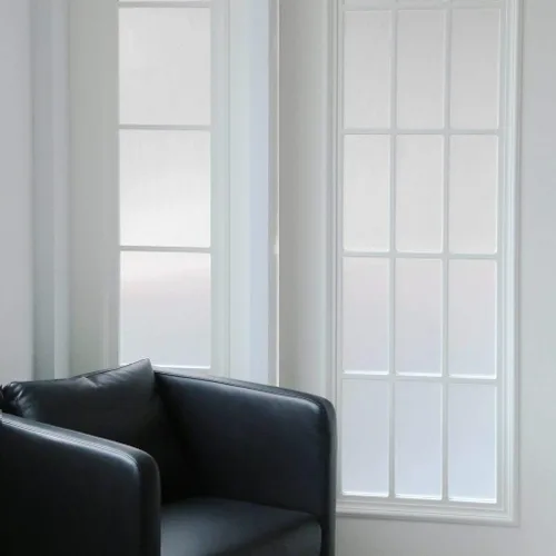 Vista 3 de Película de privacidad esmerilada para ventana, autoestática, 35.5 x 72 pulgadas