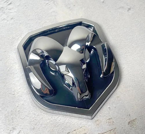 Vista 5 de Autogem Emblema de parrilla cromado RAM – Compatible con RAM 1500, 2500, 3500 de 2013–2018 – Etiqueta de reemplazo de ABS duradera
