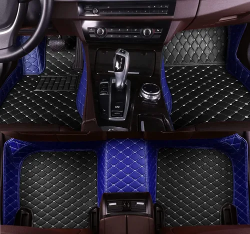 Vista 10 de Tapetes personalizados de cuero sintético para el 98 % de los sedán, SUV, deportivos, cobertura completa, lindas alfombras de automóvil para hombres