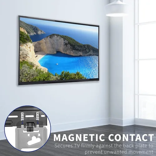 Vista 9 de VIVO Soporte de pared plano para TV Micro-Gap diseñado para Samsung Neo QLED 2021-2023 de 43 a 85 pulgadas (excluyendo la serie QN95C) y más, perfil