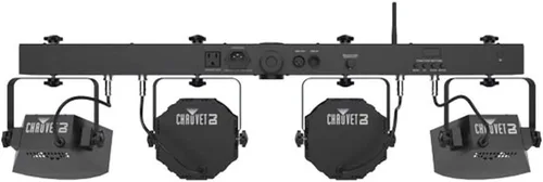 Vista 5 de CHAUVET DJ GigBAR Flex 3 en 1 Pack-n-Go Sistema de efectos de iluminación LED con 2 LED Derbys, LED Quad-Color Pars, y Estroboscópicos