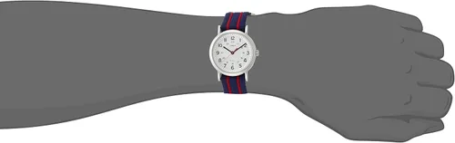 Vista 10 de Timex Reloj unisex Weekender de 1496in Negro Weekender Slip Through - Reloj de correa de nailon