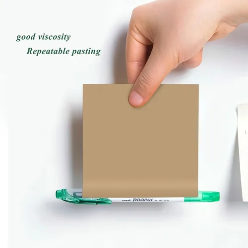 Vista 7 de NatureTouch Sticky Notes - Paquete de 6 notas adhesivas autoadhesivas de 3 x 3 pulgadas en papel de protección ocular, múltiples diseños de blocs