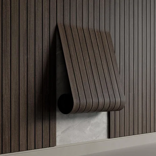 Vista 9 de YU LI 3DH Panel de Pared con Listones de PVC para Despegar y Pegar 118"x15.75" Autoadhesivo Panel de Papel Tapiz Grueso de Imitación Grano de Madera