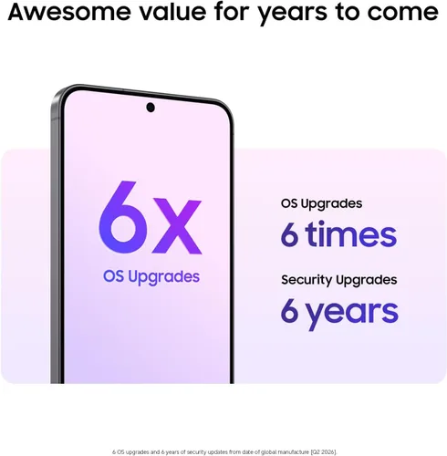 Vista 8 de Samsung Galaxy A57 5G (2026), teléfono inteligente Android desbloqueado + Buds3 FE, 128 GB, pantalla AMOLED, triple cámara, IP68, batería de 5000