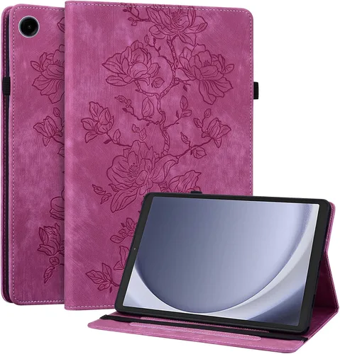Vista 9 de Funda para Samsung Galaxy Tab S5e 10.5 2019 Modelo SM-T720/T725/T727, funda delgada de piel sintética con soporte multiángulo y soporte