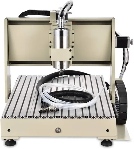Vista 3 de Futchoy 4-Axis USB CNC 6040 Router máquina de grabado PCB Fresadora con controlador 110V 1.5KW VFD Enrutador refrigerado por agua Máquina de grabado