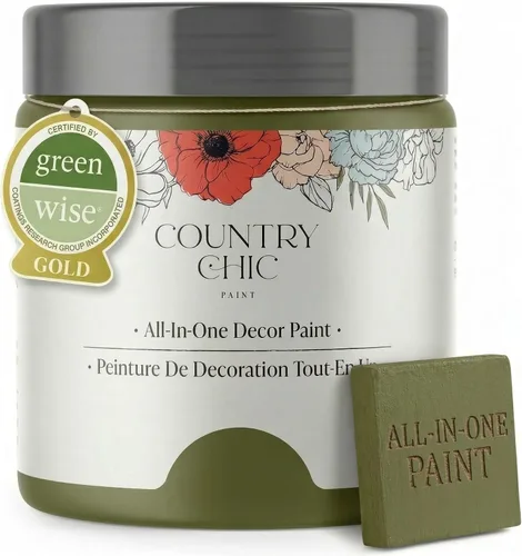 Vista 40 de Country Chic - Pintura a la tiza todo en uno para muebles y armarios, ecológica, acabado mate, con primer y sellador, para madera y metal, Alchemist