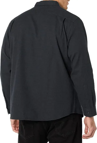 Vista 4 de Tienda Essentials - Camisa de franela de manga larga con ajuste regular y dos bolsillos para hombre
