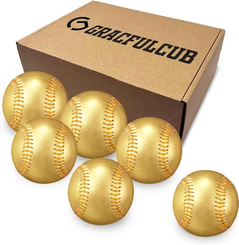 Vista 12 de Gracfulcub Baseball Ball, Official Game for Youth Adult Training Play Hard Ball，Official size & weight. Perfect for batting, fielding, pitching.
