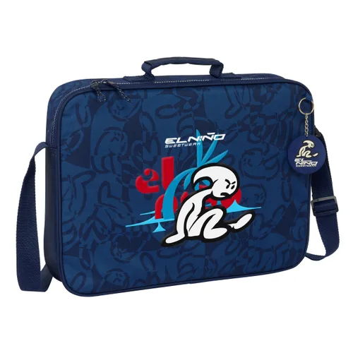 Vista 2 de Cartera Escolar El Niño Paradise Azul marino 38 x 28 x 6 cm